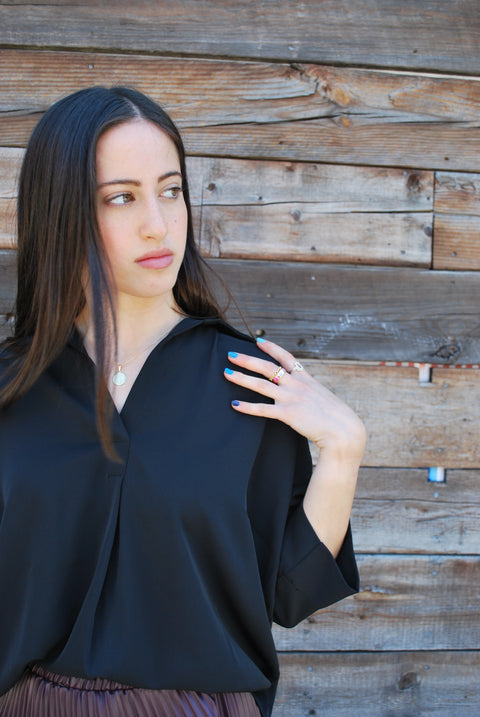 Black Staple summer blouse